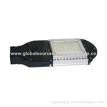 LED Street Light, 28W/85 to 265V AC or 12 to 24V DC/IP65, CE Certified/RoHS/Bridgelux Chip